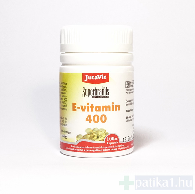 JutaVit E vitamin 400 mg kapszula 100x patika1 hu webáruhá