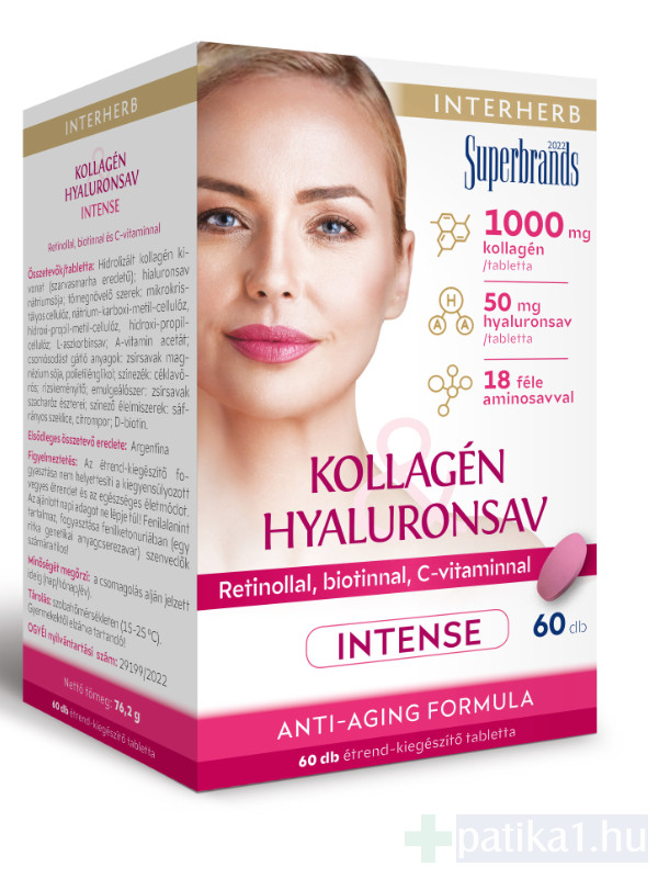 Interherb Kollag N Hyaluronsav Sz Ps Gformula Intense Tablet