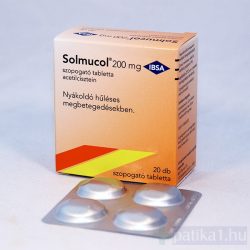 Solmucol 200 mg szopogató tabletta 20x 