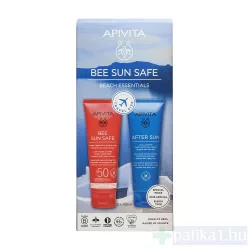   APIVITA BEE SUN SAFE utazó csomag NAPVÉDŐ TEJ ARCRA ÉS TESTRE 100ML + NAPOZÁS UTÁNI GÉL-KRÉM TRAVEL 100ML