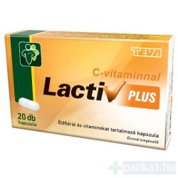   Lactiv Plusz élőflóra+vitamin étrendkiegészítő kapszula 20x