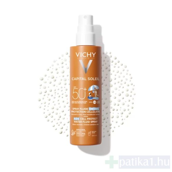 Vichy Capital Soleil spray gyerek vízálló SPF50+ 200 ml 