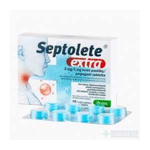 Septolete Extra 3 mg/1 mg szop. tabl. mentol 16x