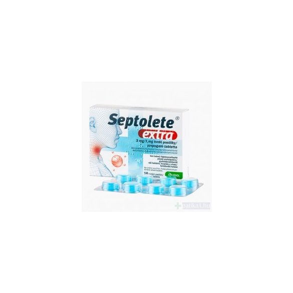 Septolete Extra 3 mg/1 mg szop. tabl. mentol 16x