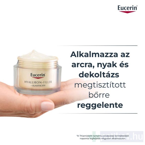 Eucerin Hyaluron-Filler + Elasticity Bőrtömörséget regeneráló nappali krém SPF30 50 ml Öko-utántöltő kiszerelés