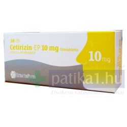 Cetirizin-EP 10 mg filmtabletta 30 db