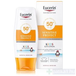Eucerin Sun Sensitive Protect gyermek naptej FF50 150 ml 