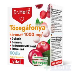 Dr. Herz Tőzegáfonya kivonat 1000 mg kapszula 60x