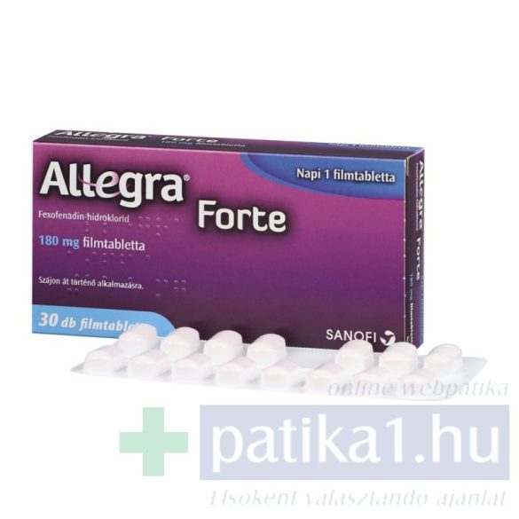 Allegra Forte 180 mg filmtabletta 30 db