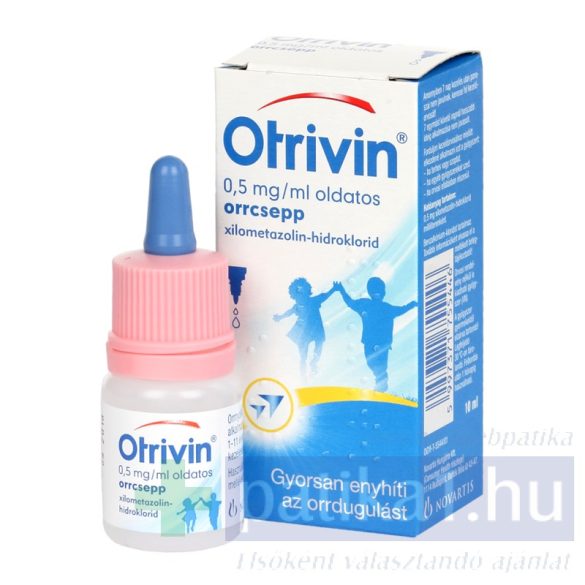 Otrivin gyerek orrcsepp 0,5 mg/ml oldatos orrcsepp 0,05% 10 ml