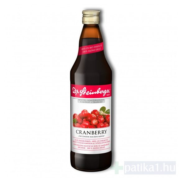 Dr. Steinberger Cranberry tőzegáfonyalé - 750 ml