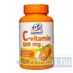   Vitaplus 1x1 Vitaday C-vitamin 500 mg rágótabletta 60 db narancs