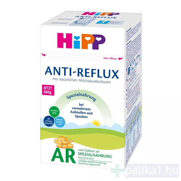 HIPP Anti-Reflux speciális gyógyászati élelmiszer 600 g