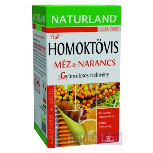 Naturland Homoktövis Méz & Narancs gyümölcsös ízélmény filteres tea 20x2g
