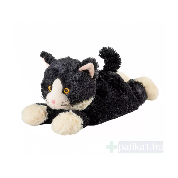 Warmies melegíthető plüss: Cica, fekete/fehér - 37 cm, levendula illatú, 1x