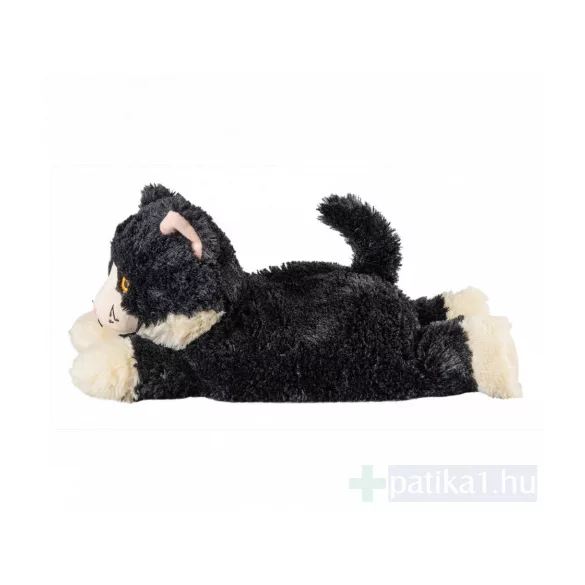 Warmies melegíthető plüss: Cica, fekete/fehér - 37 cm, levendula illatú, 1x