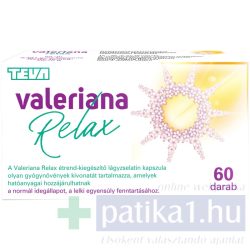 Valeriana Relax gyógynöv. kivonat kapszula 60x