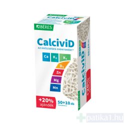 Béres Calcivid 7 filmtabletta 60x (50+10x)