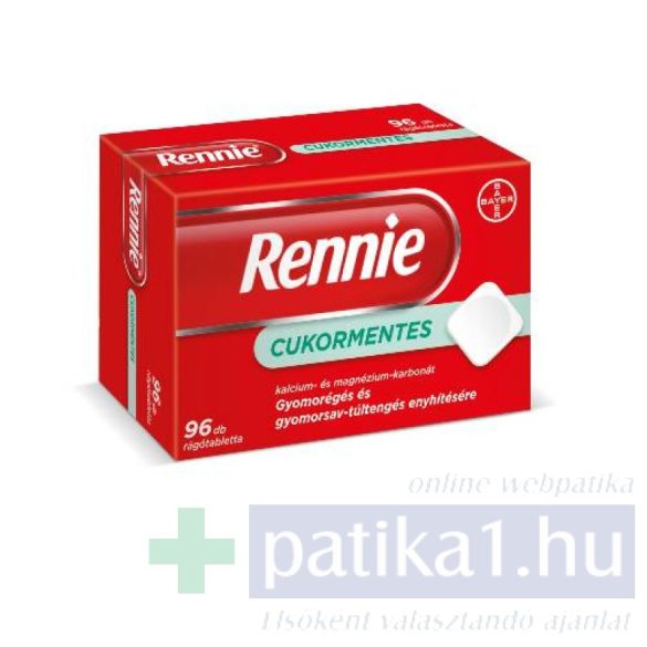 Rennie cukormentes rágótabletta 96x