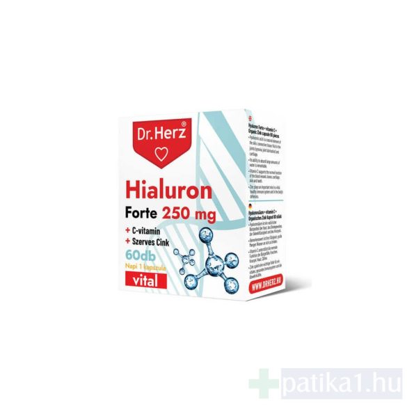 Dr. Herz Hialuron 250 mg Forte kapszula 60x