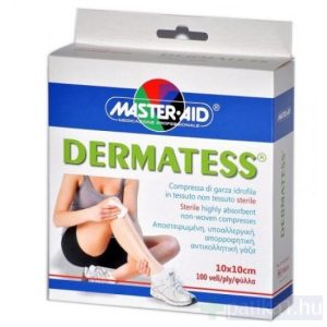 Master Aid Dermatess standard mull lap 10x10 cm 4x25 db
