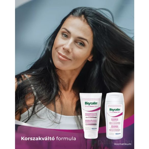 Bioscalin TricoAGE 50+ Hajerősítő sampon ritkuló hajra 200 ml