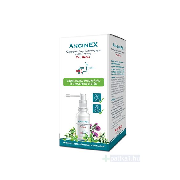 Anginex spray 30 ml torokfájás ellen Dr. Weiss
