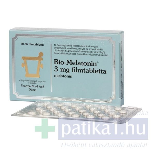 Bio-Melatonin 3 mg filmtabletta 30 db 