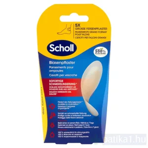 Scholl vízhólyagtapasz sarokra 5x