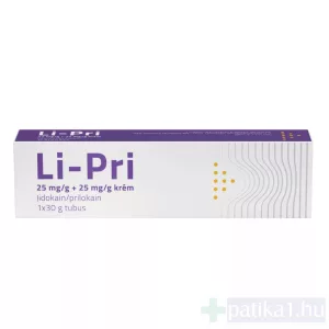 Li-Pri 25mg/g + 25 mg/g krém kötszer 30 g