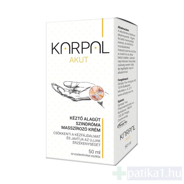 Karpal akut masszázskrém 50 ml