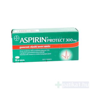 Aspirin Protect 300 mg gyomornedv-ellená. bev. tab. tabl. 50x