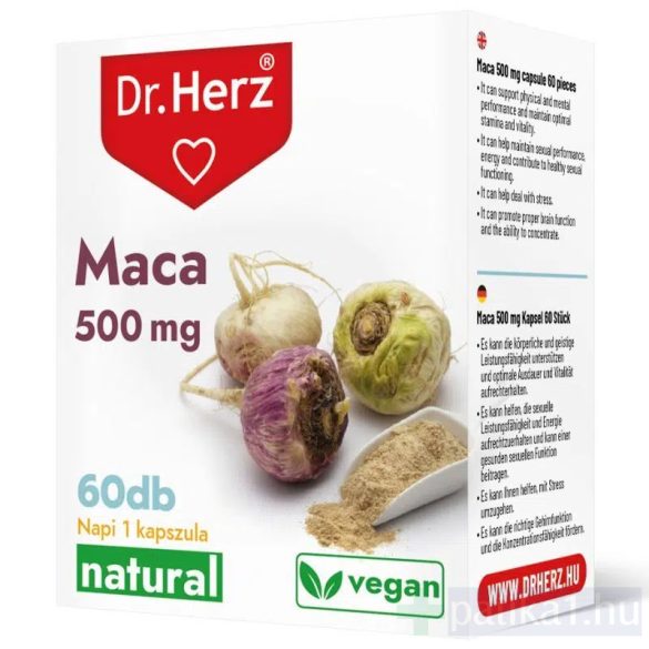 Dr. Herz Maca 500 mg kapszula 60x