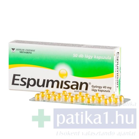 Espumisan Gyöngy 40 mg lágy kapszula 50x