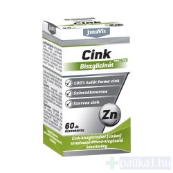 JutaVit Cink-biszglicinát 25 mg filmtabletta 60x
