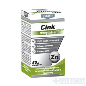 JutaVit Cink-biszglicinát 25 mg filmtabletta 60x
