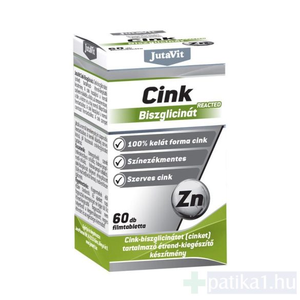 JutaVit Cink-biszglicinát 25 mg filmtabletta 60x