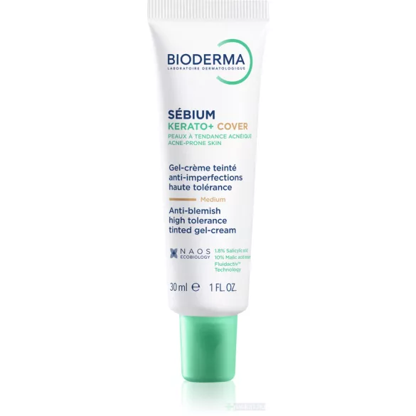 BIODERMA Sébium Kerato+ Cover színezett krém 30 ml