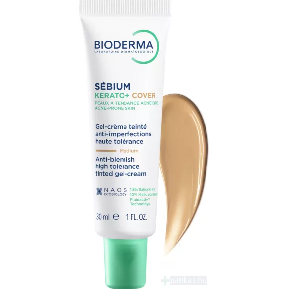 BIODERMA Sébium Kerato+ Cover színezett krém 30 ml