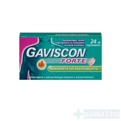Gaviscon Forte borsmenta ízű rágótabletta 24x