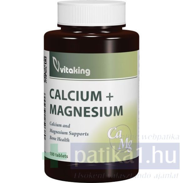 Vitaking Calcium Magnesium Cink tabletta 100 db