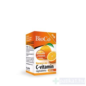 BioCo C-vitamin 500 mg rágótabletta narancs 60x