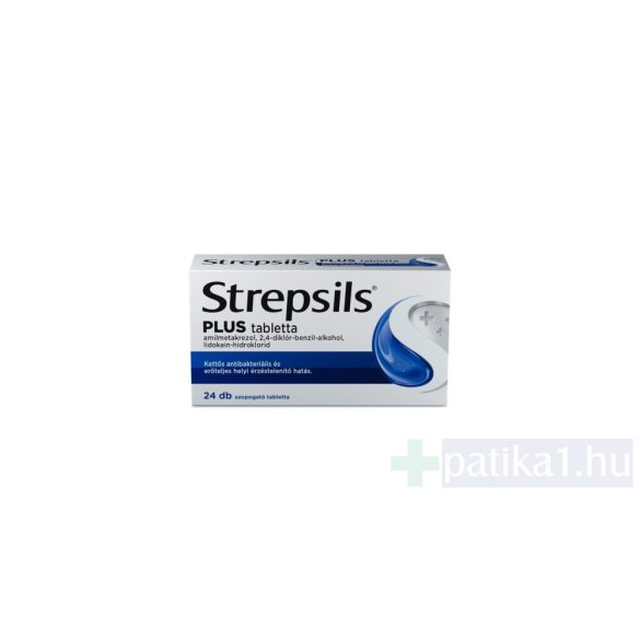 Strepsils Plus szopogató tabletta 24 db 