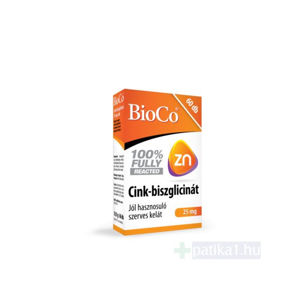 BioCo Cink-biszglicinát 25 mg 60x