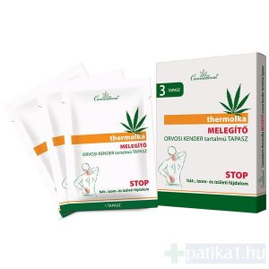 Cannaderm Thermolka tapasz melegítő 3x