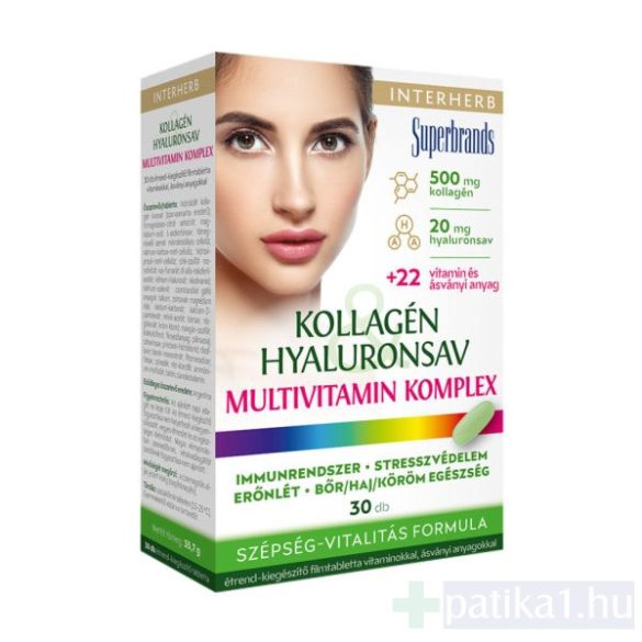 Interherb Kollagén Multivitamin tabletta 30x