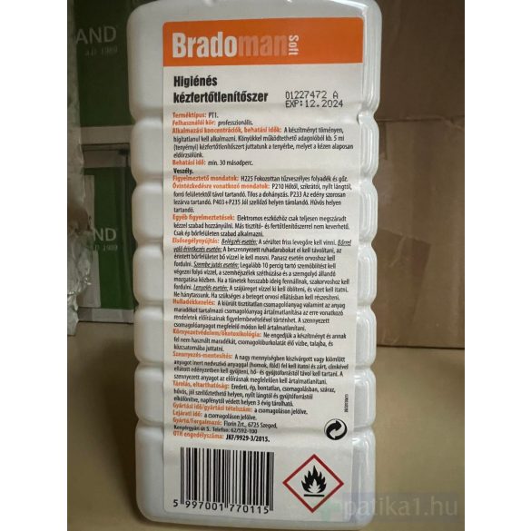 Bradoman Soft oldat kézfertőtlenítő 1000 ml
