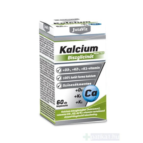 Jutavit Kalcium biszglicinát + D3 + K2 + K1 kapszula 60x