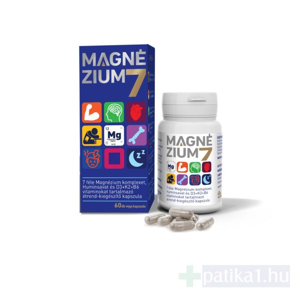 Magnézium 7  étrendkiegészítő kapszula 60x Hymato