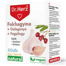 Dr. Herz Fokhagyma + Galagonya + Fagyöngy kapszula 60x